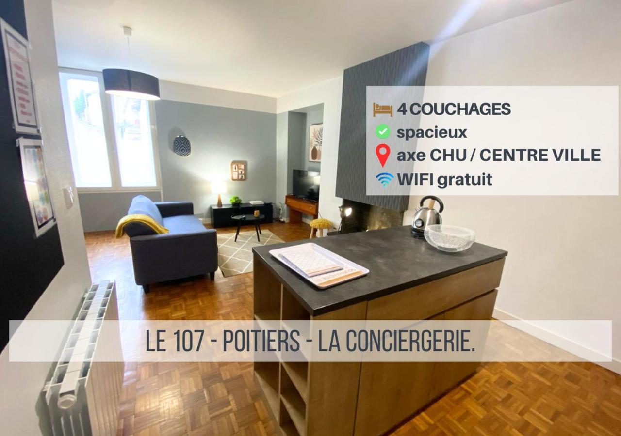Appartement Le 107 - Poitiers - Chu - La Conciergerie. Extérieur photo